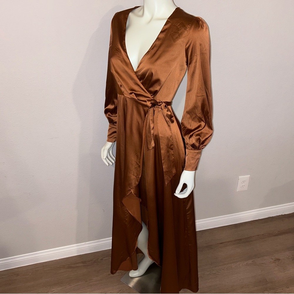 Copper Frill Dress